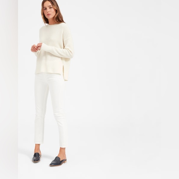 Everlane The Cashmere Waffle Square Crew